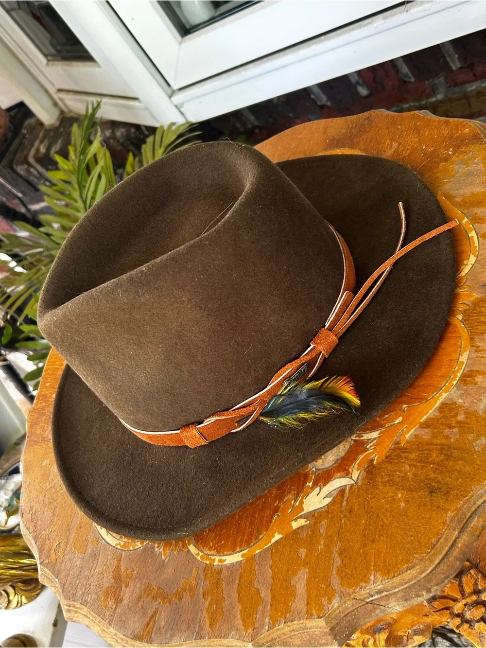 Outback Randwick Brown Wool Hat
